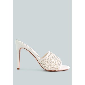 Tease Woven Heeled Slides - 1 of 4