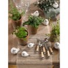Saro Lifestyle Be Weave Me Natural Table Runner, 14"x72", Beige - 3 of 4