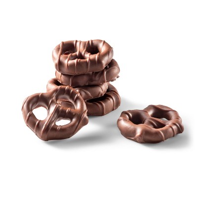 Milk Chocolate Covered Mini Pretzels Candy - 7oz - Favorite Day&#8482;