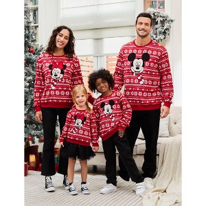 PATPAT Stitch Family Matching Christmas Sweatshirt Long Sleeve Pullover Sweatshirt for Family - 1 of 4