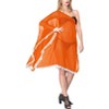 LA LEELA Women's Summer Holiday Swimwear Short Swim Suit Loose Beach Wear Dress Coverups Bathing Suit Cover-up - 3 of 4