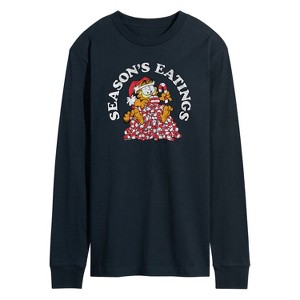 Men's - Garfield - Seasons Eatings Long Sleeve Graphic T-Shirt - 1 of 4
