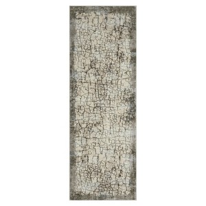 Washable Modern Abstract Rug Non Slip Low Pile Rug Soft Contemporary Throw Floor Cover Foldable Indoor Carpet for Living Room Bedroom - 1 of 4
