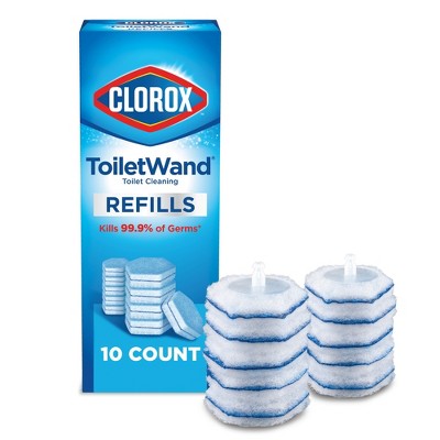 Clorox ToiletWand Disinfecting Refills Disposable Wand Heads - Unscented - 10ct