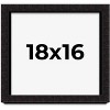 PosterPalooza | Modern Shadow Box 1" Depth Black Picture Frame - UV Acrylic, Backing Board, Hanging Hardware - 2 of 4