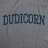 Mens Dudicorn T Shirt Funny Dude Unicorn Mythical Horse Hilarious Graphic Novelty Tee - Crazy Dog Men's T Shirt - 2 of 4
