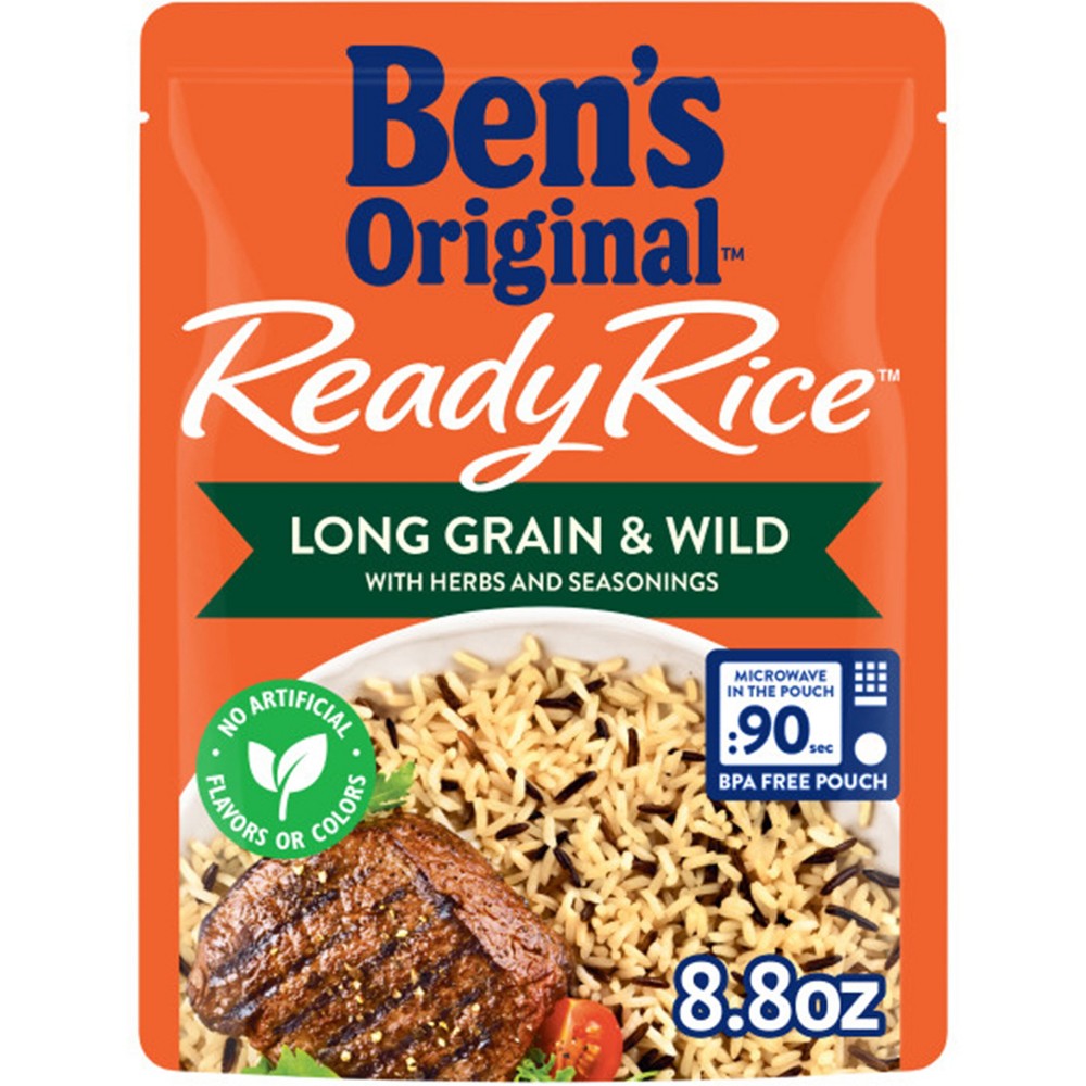 UPC 054800030774 product image for Ben's Original Ready Rice Long Grain & Wild Rice Microwavable Pouch - 8.8oz | upcitemdb.com