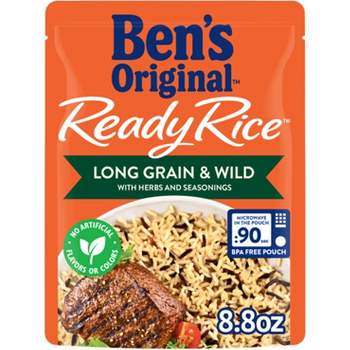 Ben's Original Ready Rice Long Grain & Wild Rice Microwavable Pouch - 8.8oz