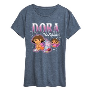 Women's - Dora the Explorer - Bootleg Short Sleeve Graphic T-Shirt - 1 of 4