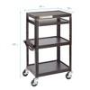 ECR4Kids AV Presentation Cart Stand, Black, 1 - 2 of 4