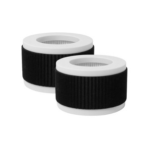 Nispira 2-in-1 True HEPA Replacement Filters Compatible with Pro Breeze Mini Air Purifier PB-P02 PB-P02F, 2 Packs - 1 of 4