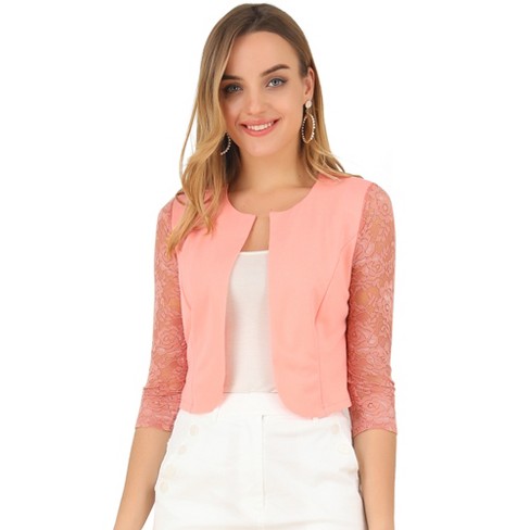 Peach clearance shrug bolero