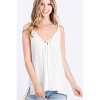 Slickblue Women's Stylish Lightweight Flowy Tank, Twisted Straps, Slit Sides, Hi-Low Hem, Sage, S - 2 of 3