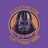 Juniors Womens Star Wars Halloween Vant You Vader T-Shirt - 2 of 4