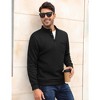 WhizMax Men's Casual Henley Pullover Sweater Slim Fit Knitted Thermal Fleece Polo Sweatshirt - 4 of 4