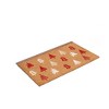 HomeRoots 24" X 36" Brown Red And White Christmas Trees Outdoor Coir Door Mat - 4 of 4