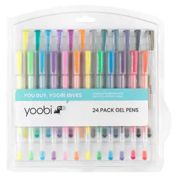 Color & Glitter Color Gel Pens Multicolor-24 Pack - Yoobi™