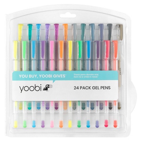 Multicolor 3 Pack for sale online Yoobi Metallic Colored GEL Pens 