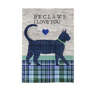 Evergreen Beclaws I Love You Garden Burlap Flag 12.5 x 18 Inches Indoor Outdoor Decor - 1 of 4