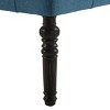 Syemin Ottomans and Benches Upholstered Bedroom Benches, Footrest Stool Accent Bench, Vintage Bedroom Bench End of Bed, Blue, 48"*16"*19.5" - 4 of 4