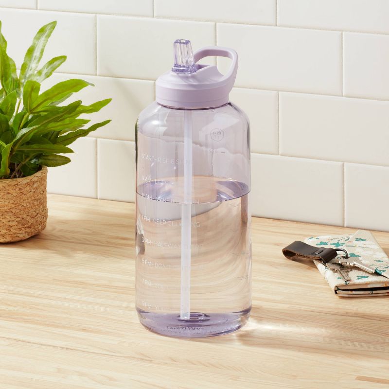 64oz Plastic Tracker Water Bottle  - Room Essentials™, 3 of 7