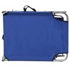 vidaXL Sunlounger Blue Powder-coated aluminum Standard Foldable - 4 of 4