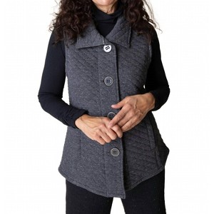 Women's Quilted Knit Vest - habitat - 1 of 4