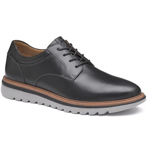 Johnston & Murphy Men's Braydon Plain Toe Dress Casual Shoe, Black Full Grain, Size 8 - 1 of 4