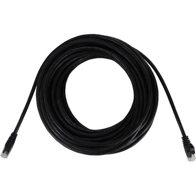 Tripp Lite Cat6a 10G Snagless Molded UTP Ethernet Cable [RJ45 M/M], PoE, Black, 50 ft. [15.2 m] (n261-050-bk)