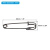 Unique Bargains Large Metal Sturdy Sewing Safety Pins for Blankets 50 Pcs - 2 of 4