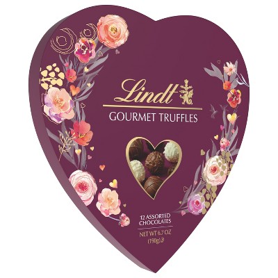 Lindt Valentine's Gourmet Truffles Heart - 6.7oz