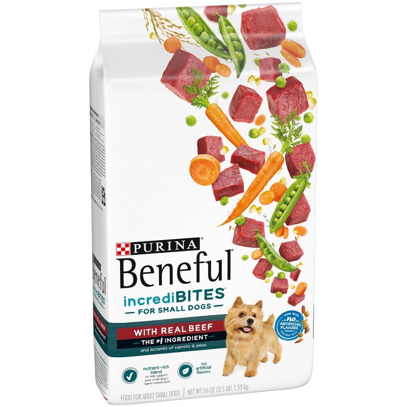 Purina Beneful IncrediBites with Real Beef Small Dog Adult Dry Dog Food, 5 of 7