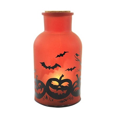 7.5 Inch Led Hologram Table Decor Witch Pumpkins Decorative Holiday Scene Props