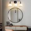 KAISITE 2-Light Bathroom Vanity Light with Globe Glass - 2 of 4