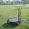 KWPZQEB 40 Inch Mini Exercise Trampoline, Compact Fitness Trampoline for Kids & Adults, Fitness Rebounder for Indoor, Garden, Max Load 330lbs - 4 of 4