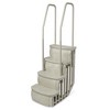 Main Access Large Pool Step Ladder Guard Mat, Accessory Only, Gray + Main Access iStep Above Ground Pool Step Ladder Entry System, Taupe - 3 of 4