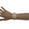 OLIVIA PRATT RHINESTONE BEZEL CENTER SPARKLE CUFF WATCH - 4 of 4