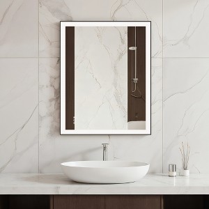 CIPACHO 32"x24"  Bathroom Mirror - Touch Control, Anti-Fog, 3 Color Temperatures, Shatterproof Tempered Glass for Bathroom - 1 of 4