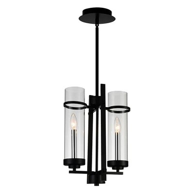 CWI Lighting Sierra 2 Light Up Mini Pendant With Black Finish