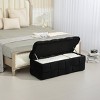 Toy Storage Bench,Bedroom End Bench,Upholstered Storage Hassock With Safety Hinge,Entryway Storage Ottoman Bench For Living Room,Bedroom-Cuddlewood - 2 of 4