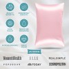 1 Pc 100% Mulberry Silk Pillowcase for Hair and Skin, 19 Momme Silk - Bare Home - 4 of 4