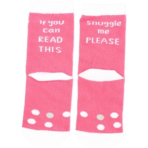 Pavilion Gift Company - Snuggle Me - 2T-4T Crew Socks - Socks - 1 of 4