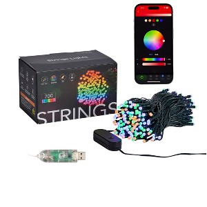 Christmas Vivvi App Based Indoor/Outdoor String Lights, 65.5 Ft 200 LEDs - 1 of 4