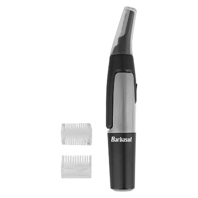 Barbasol Led Micro Precision Ear And Nose Hair Trimmer In Black Target