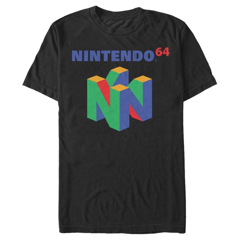 Men's Nintendo Classic N64 T-Shirt, 1 of 5