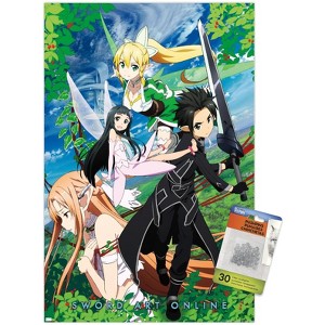 Trends International Sword Art Online - Key Art 3 Unframed Wall Poster Prints - 1 of 4