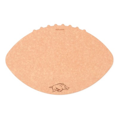 Epicurean University of Arkansas 16 x 10.5 Inch Football Cutting and Serving Board