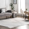 Nuloom Azzie Modern Zig Zag Pet Friendly Machine Washable Area Rug, 4' x 6', Beige - 2 of 4