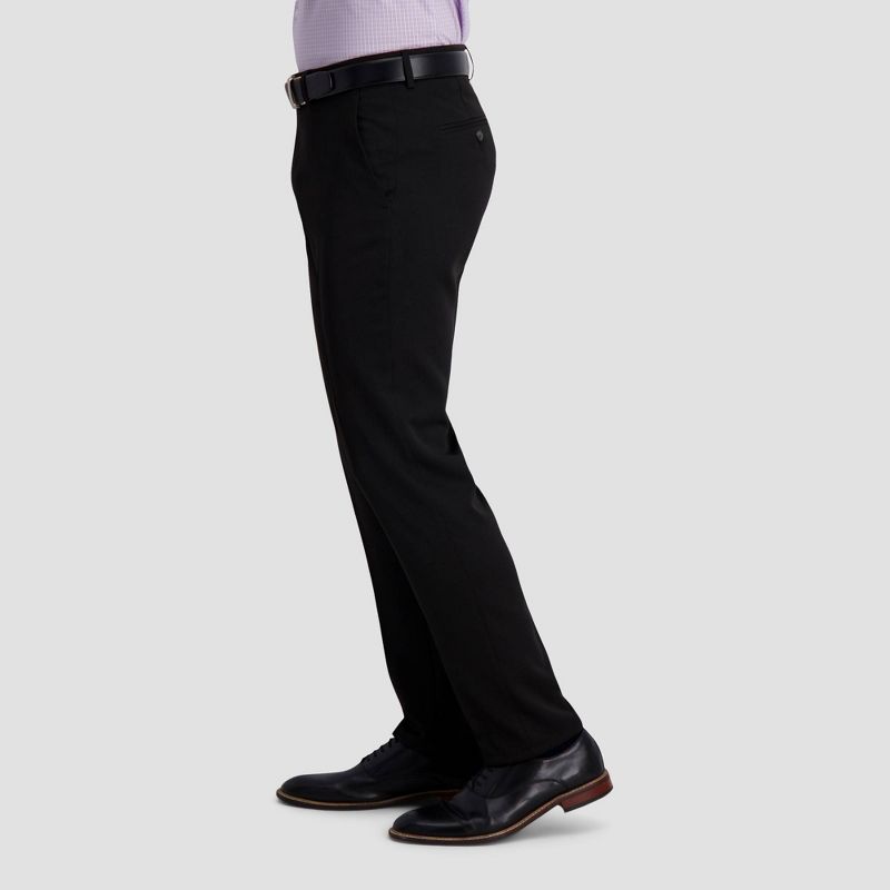 Haggar H26 Men's Flex Series Slim Fit Dress Pants - Black, 3 of 7