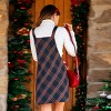 Women's Stylish Plaid Pinafore Dress for Festive Occasions - Cupshe - 4 of 4
